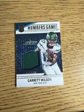 2024 Donruss Elite Numbers Game Jerseys Garrett Wilson #NG-GWI card