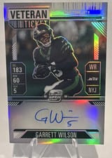 2024 Panini Contenders Optic Veteran Ticket Autographs Garrett Wilson #8 card