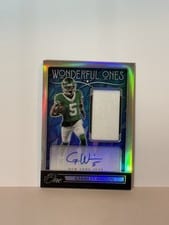 2024 Panini One Wonderful Ones Autographs Garrett Wilson #364 card