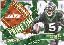 2025 Panini Revolution Prime Time Performers Garrett Wilson #22 card