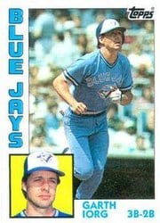 1984 Topps Base Set Garth Iorg #39 card