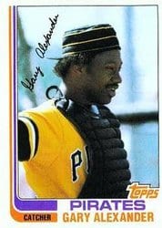 1982 Topps Base Set Gary Alexander #11 card