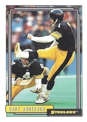 1992 Topps Base Set Gary Anderson #242 card