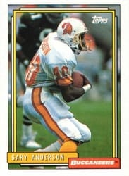 1992 Topps Base Set Gary Anderson #528 card