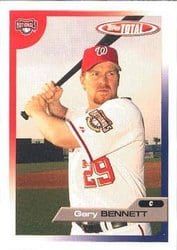2005 Topps Total Base Set Gary Bennett #27 card