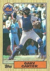 1987 Topps Base Set Gary Carter #20 card