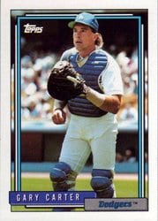 1992 Topps Base Set Gary Carter #45 card