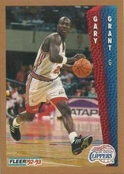 1992-93 Fleer Base Set Gary Grant #99 card