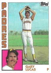1984 Topps Base Set Gary Lucas #7 card