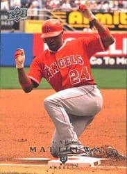 2008 Upper Deck Base Set Gary Matthews #536 card