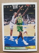 1992-93 Upper Deck Base Set Gary Payton #158 card