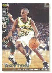 1995-96 Collector's Choice Base Set Gary Payton #225 card