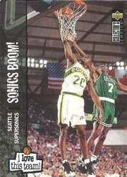 1995-96 Collector's Choice Base Set Gary Payton #390 card