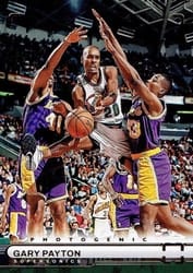 2022-23 Panini Photogenic Base Set Gary Payton #76 card