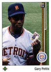 1989 Upper Deck Base Set Gary Pettis #117 card