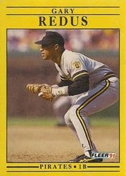 1991 Fleer Base Set Gary Redus #47 card