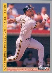 1993 Fleer Base Set Gary Redus #504 card