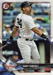 2018 Bowman Base Set Gary Sanchez #97 card
