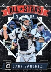 2018 Donruss Optic Base Set Gary Sanchez #167 card