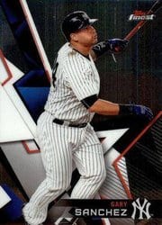 2018 Finest Base Set Gary Sanchez #93 card