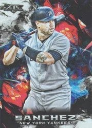 2018 Topps Fire Base Set Gary Sanchez #43 card