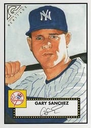 2018 Topps Gallery Heritage Gary Sanchez #H-24 card