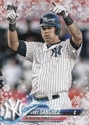 2018 Topps Holiday Base Set Gary Sanchez #HMW59 card