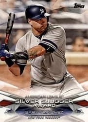 2018 Topps MLB Awards Gary Sanchez #MLBA-33 card