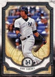 2018 Topps Museum Collection Base Set Gary Sanchez #22 card