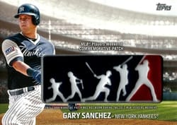 2018 Topps Players Weekend Logo Patches Gary Sanchez #PWP-GSA card
