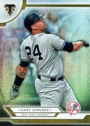 2018 Topps Triple Threads Base Set Gary Sanchez #23 card
