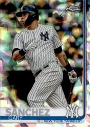 2019 Topps Chrome Sapphire Edition Base Set Gary Sanchez #353 card