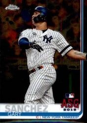 2019 Topps Chrome Update Base Set Gary Sanchez #66 card