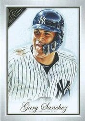 2019 Topps Gallery Base Set Gary Sanchez #72 card