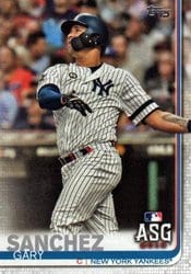 2019 Topps Update Base Set Gary Sanchez #US4 card