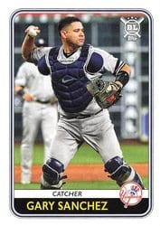 2020 Topps Big League Base Set Gary Sanchez #153 card