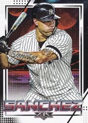 2020 Topps Fire Base Set Gary Sanchez #76 card