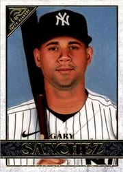 2020 Topps Gallery Base Set Gary Sanchez #40 card