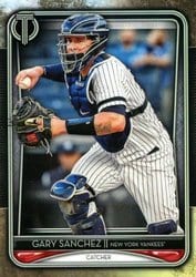 2020 Topps Tribute Base Set Gary Sanchez #44 card