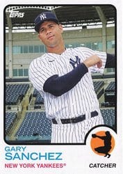 2021 Topps Archives Base Set Gary Sanchez #132 card