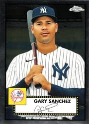 2021 Topps Chrome Platinum Anniversary Base Set Gary Sanchez #223 card