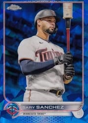 2022 Topps Chrome Update Sapphire Edition Base Set Gary Sanchez #US177 card