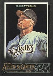 2020 Topps Allen & Ginter X Base Set Gary Sheffield #331 card