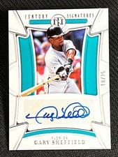 2023 Panini National Treasures Century Signatures Gary Sheffield #19 card