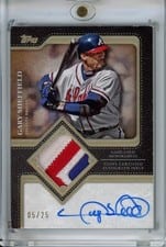 2025 Topps Autograph Patch Gary Sheffield #TFAP-GARY card