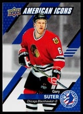 2020 Upper Deck National Hockey Card Day USA Gary Suter #USA-14 card
