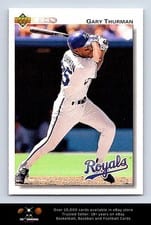 1992 Upper Deck Base Set Gary Thurman #629 card
