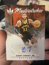 2023-24 Panini Court Kings Masterstrokes Autographs Gary Trent Jr. #MS-GTJ card