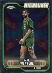 2024-25 Topps Chrome Base Set Gary Trent Jr. #81 card