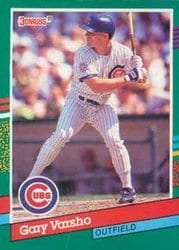 1991 Donruss Base Set Gary Varsho #671 card
